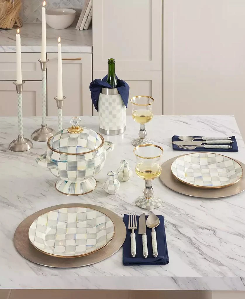 MacKenzie-Childs Sterling Check 3260 Wine Cooler 3