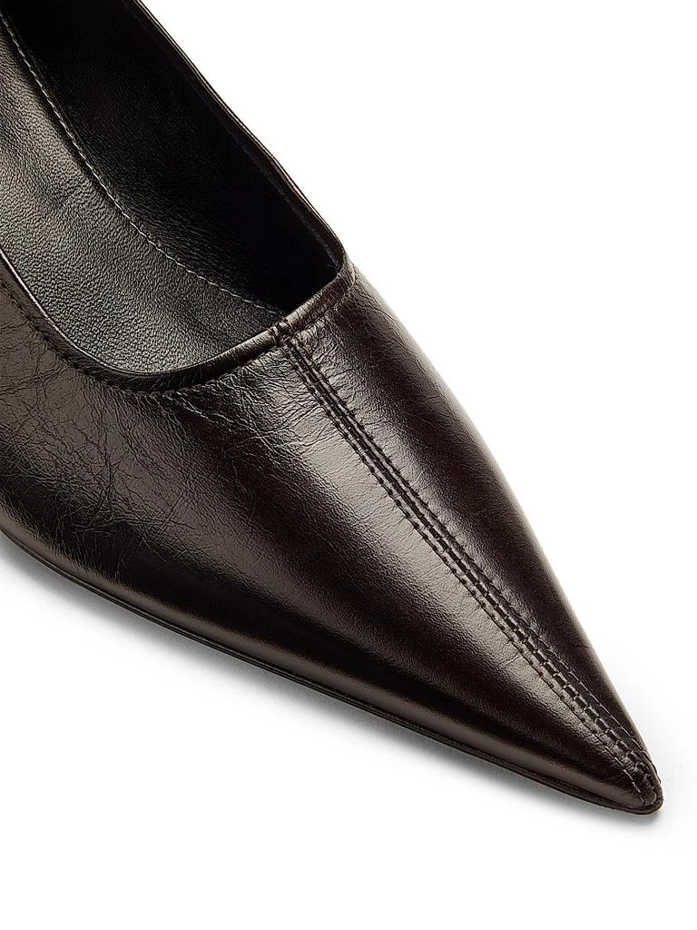 Totême Sharp 55MM Naplack Leather Wedge Pumps 5