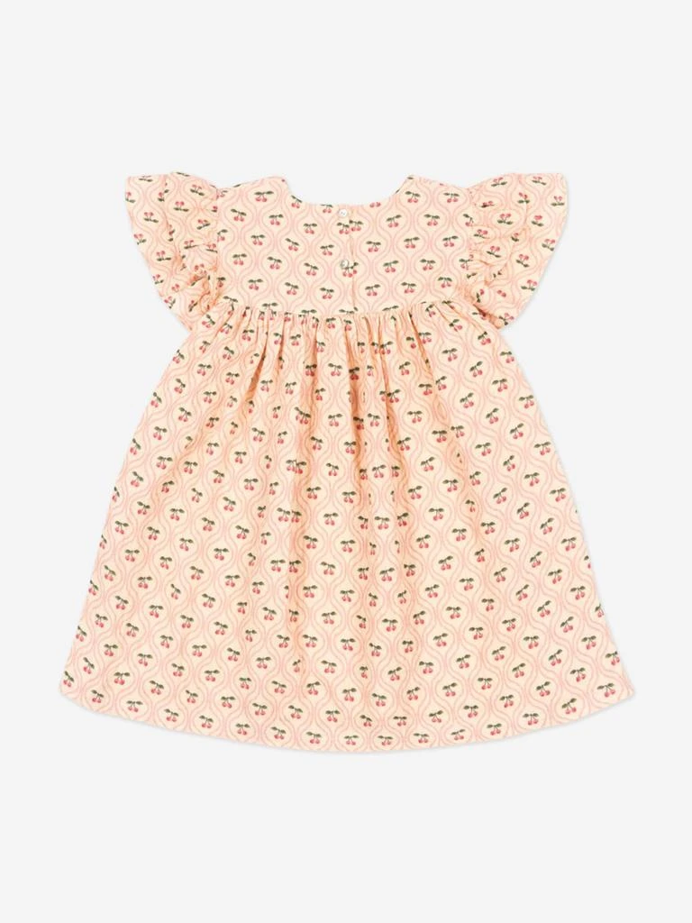 Konges Slojd Girls Coco Cherry Dress in Pink 3