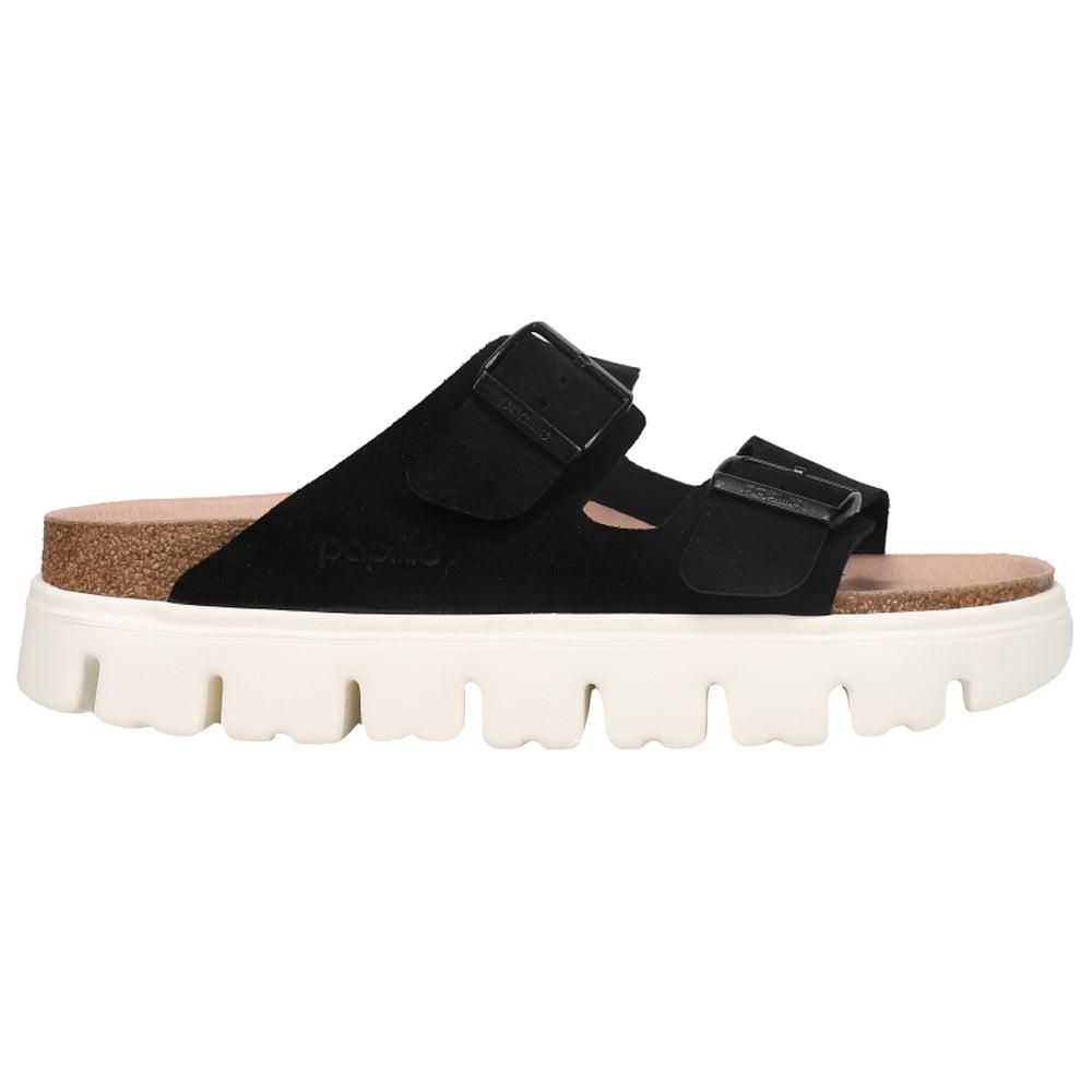 BIRKENSTOCK Arizona Suede Leather Platform Sandals