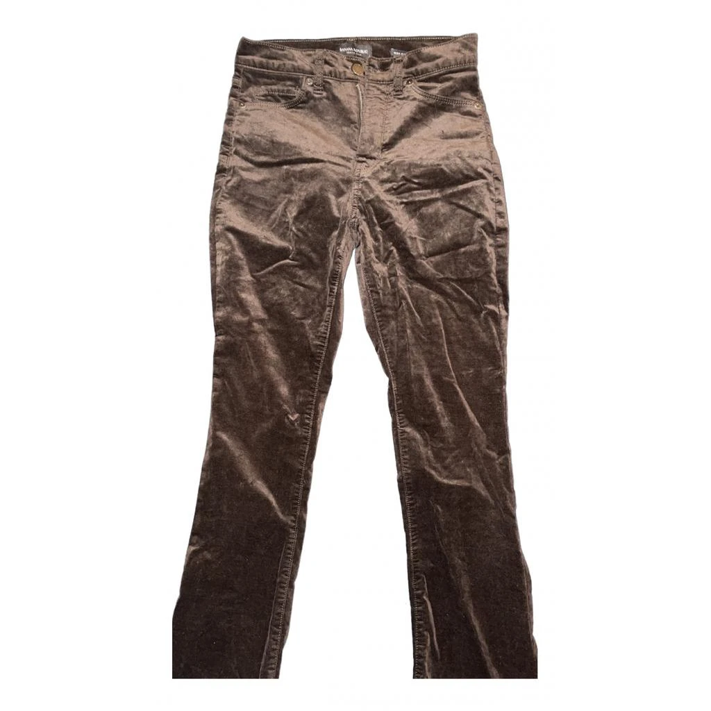 BANANA REPUBLIC Banana Republic Velvet trousers 1