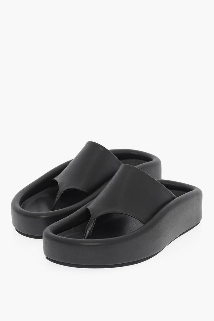 MAISON MARGIELA Maison Margiela MM6 Faux Leather Thong Sandals