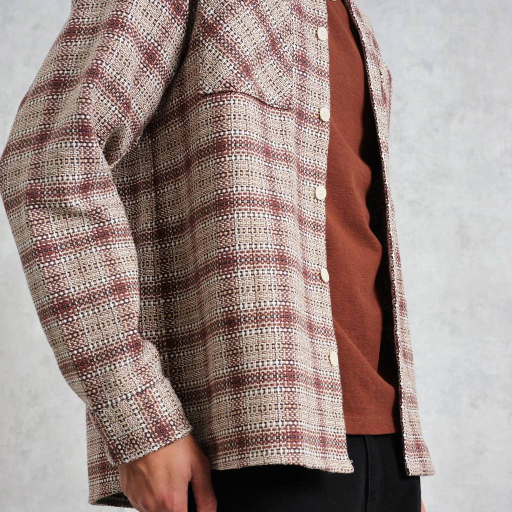 Wax London Whiting Checked Cotton-Blend Overshirt 3