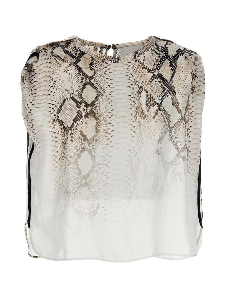 Nude Nude Snake Print Bloshirt