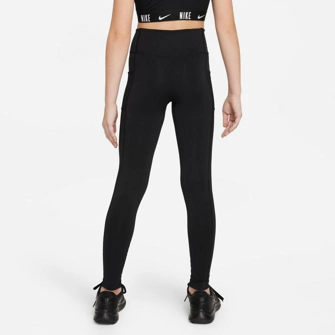 NIKE Girls' Nike Dri-FIT One High-Waist Pocket Leggings 5