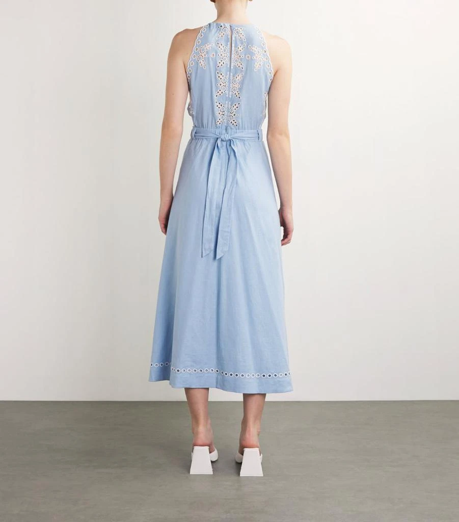 Sandro Embroidered Calypso Dress 3