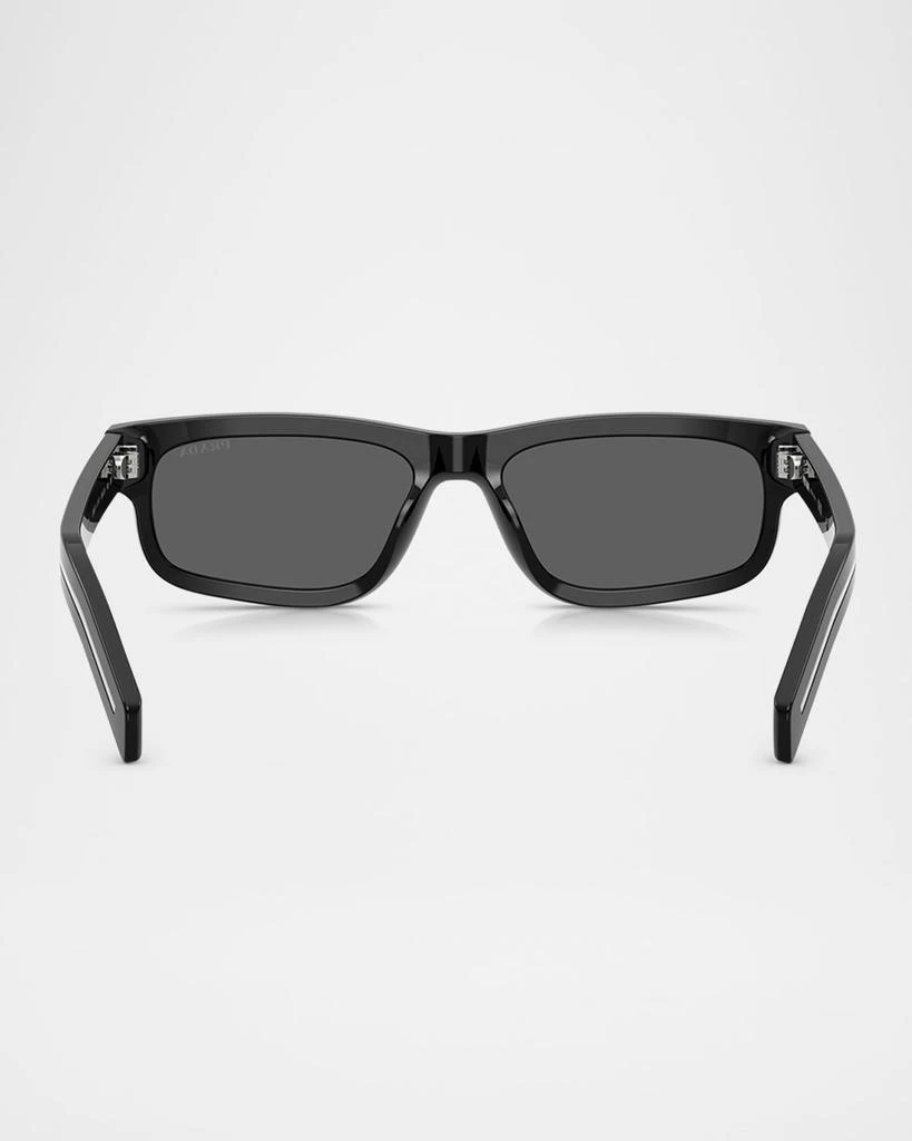 Prada Men's Rectangular Sunglasses 4