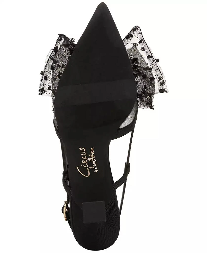 Circus NY by Sam Edelman Tess Pointed-Toe Slingback Bow Pumps 5
