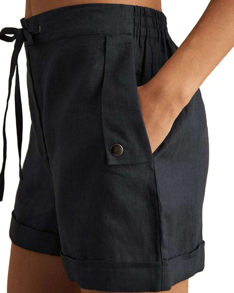 REISS Cara Linen Shorts 4