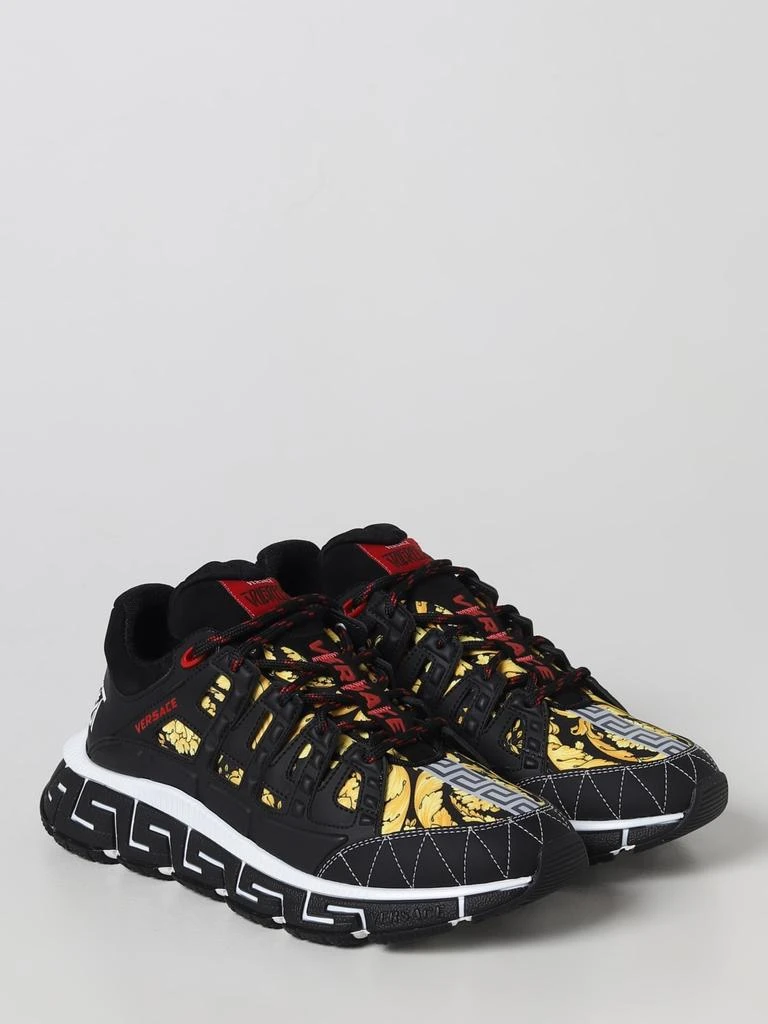 VERSACE Trigreca Versace sneakers in leather and nylon 2