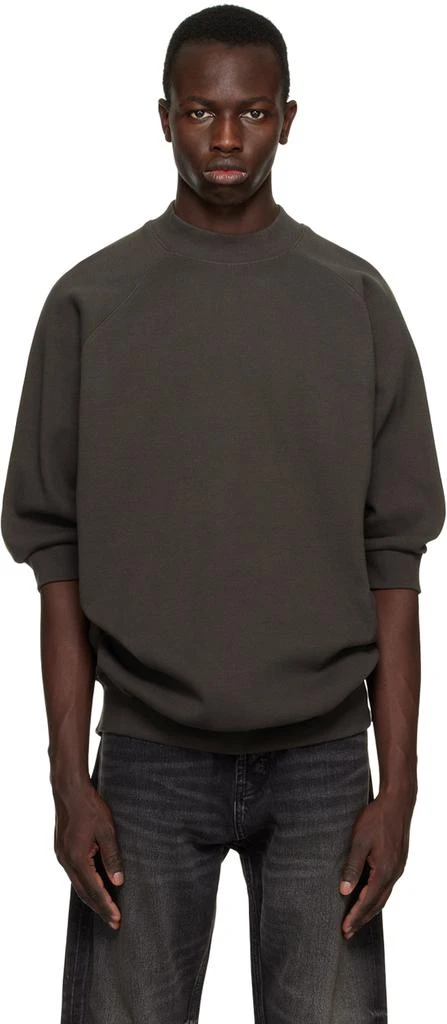 Fear of God ESSENTIALS Gray Raglan Sweatshirt 1