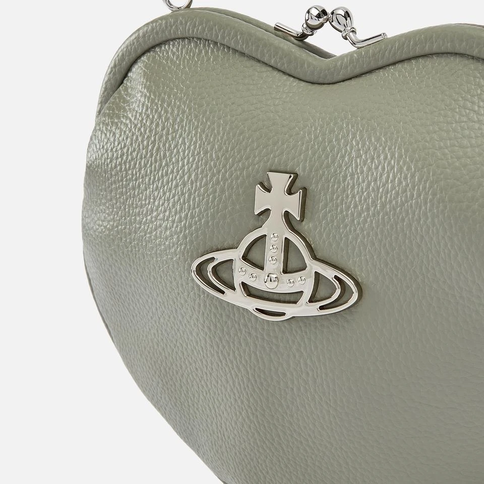 Vivienne Westwood Vivienne Westwood Belle Heart Pebble-Grained Leather Frame Purse 4