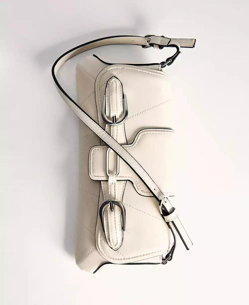 Mango Women's Buckles Detail Shoulder Bag 3