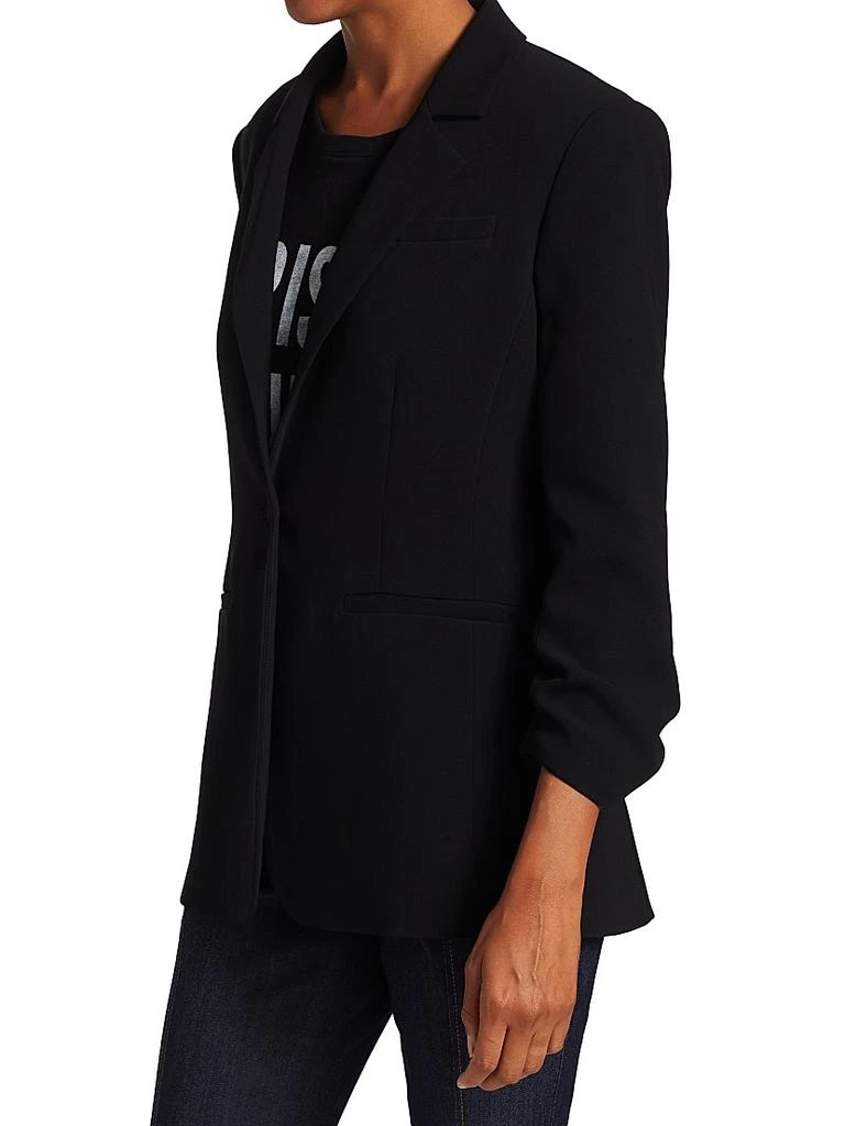 Cinq à Sept Khloe Crepe Ruched Blazer 4