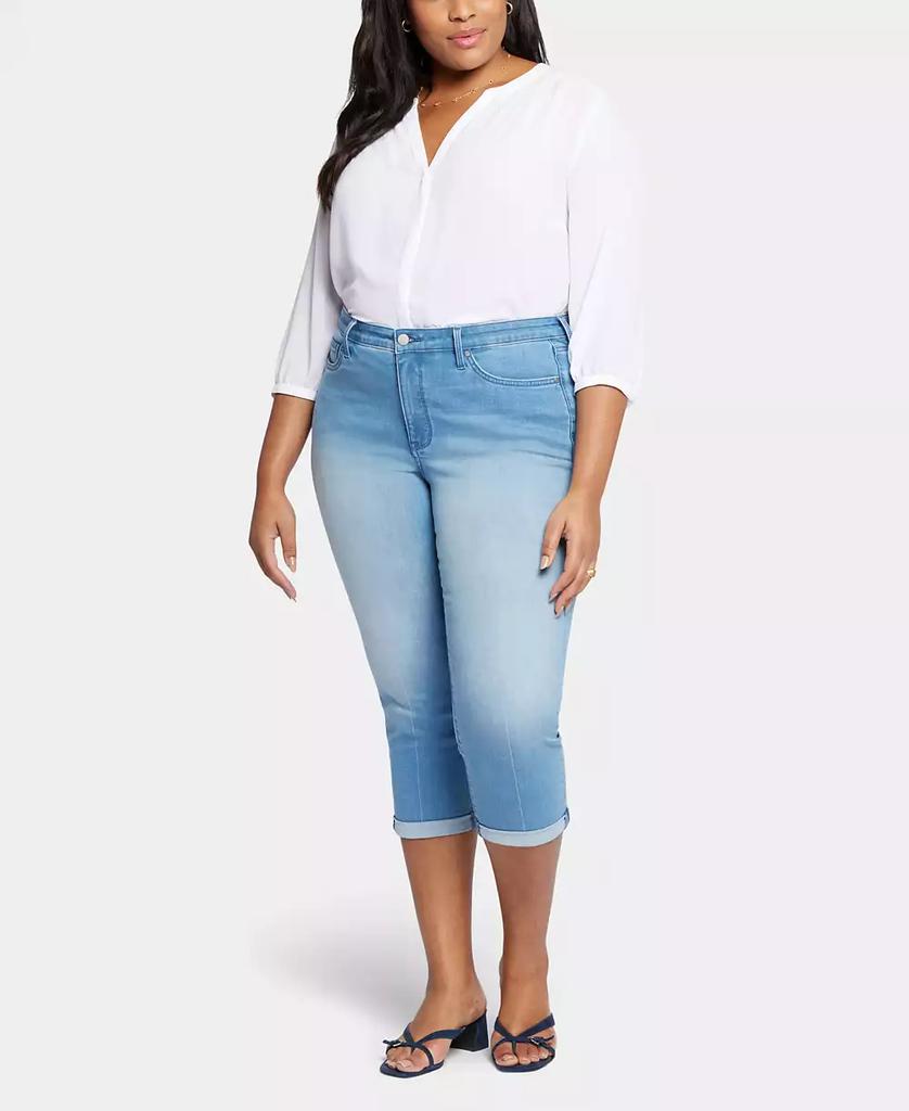 NYDJ Plus Size Chloe Skinny Capri Jeans