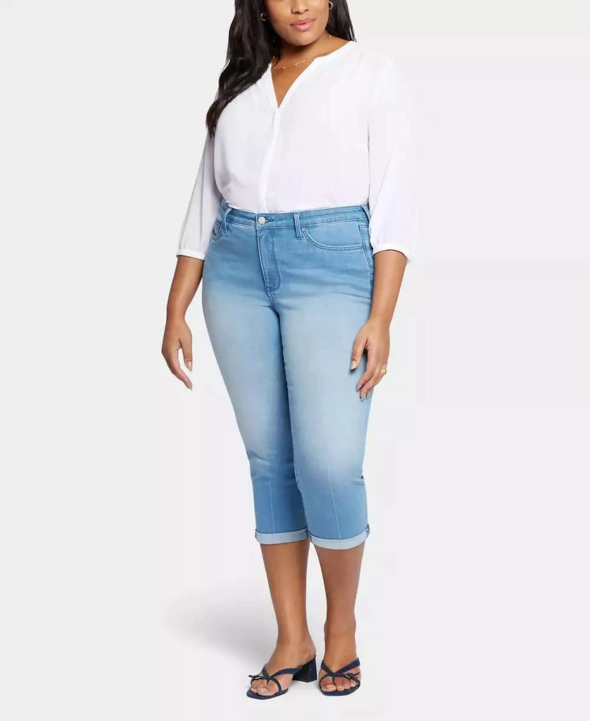 NYDJ Plus Size Chloe Skinny Capri Jeans 1