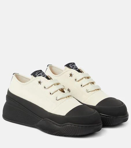 Stella McCartney Loop canvas platform sneakers 1