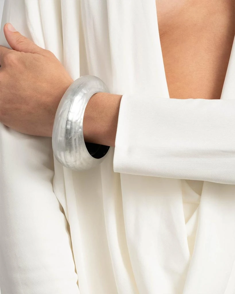 Alexis Bittar Puffy Lucite Tapered Bangle Bracelet 2
