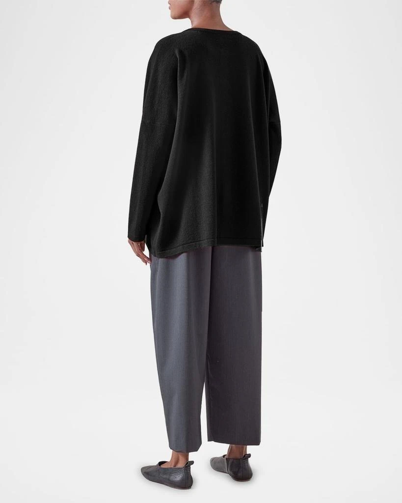 Eskandar Slim-Sleeve Cashmere Cardigan 3