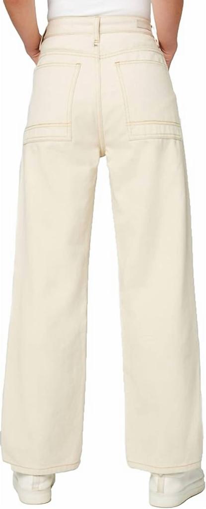 Blank NYC Womens Straight Leg Twill Pants In Warm Whispers High Rise