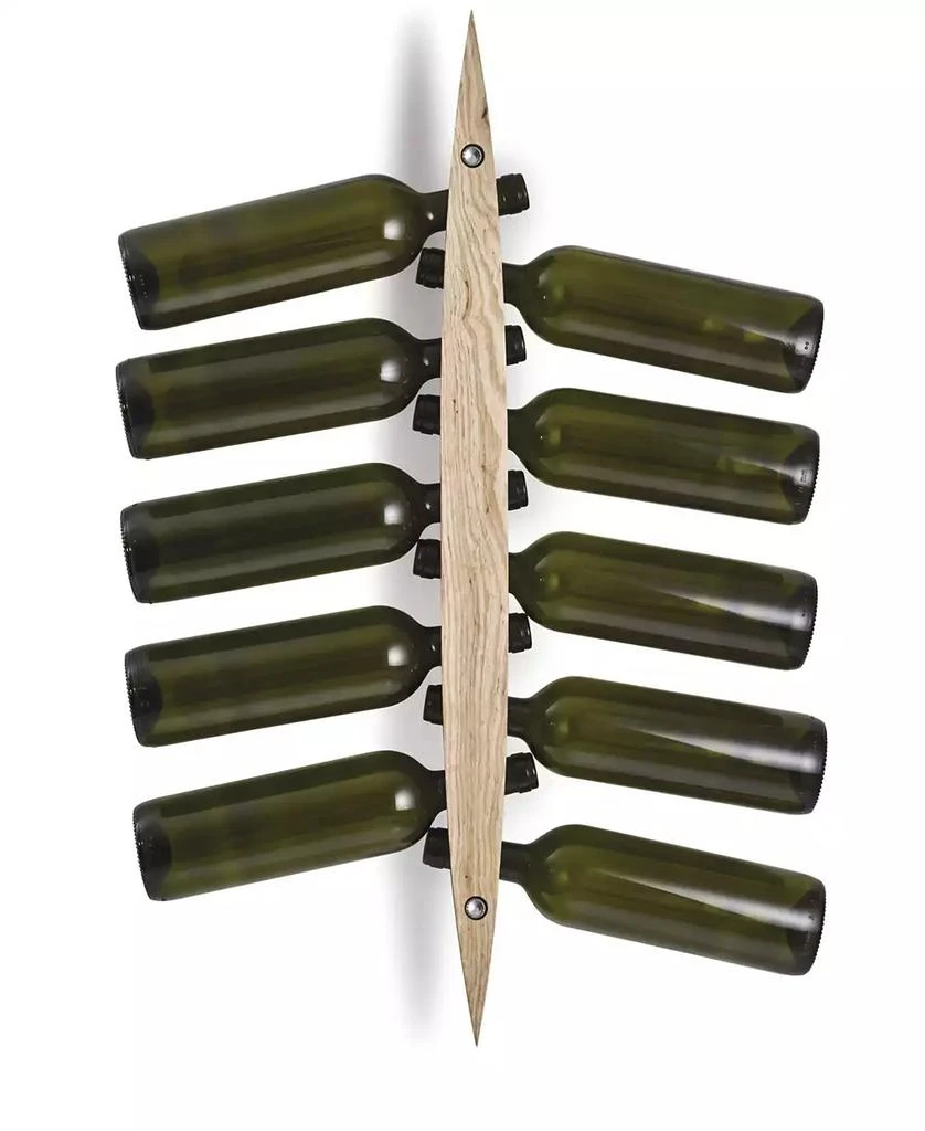 Legnoart 29.5" Wine Rack Ashwood Storage 3