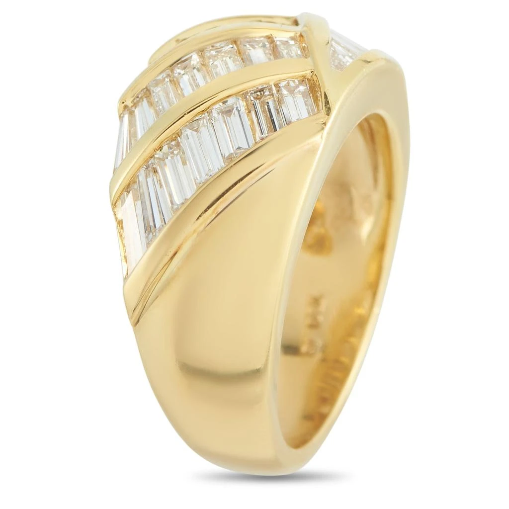 LB Exclusive 18K Yellow Gold 2.60ct Diamond Ring MF10-011926 2