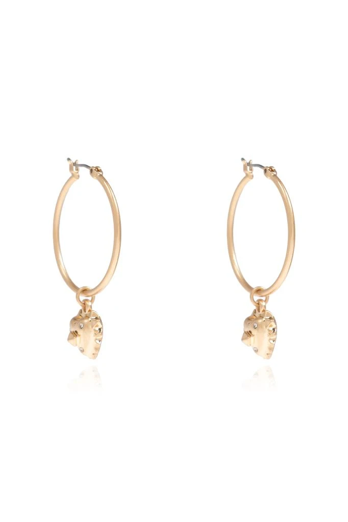 ALL SAINTS Earrings with heart-shaped pendant 1