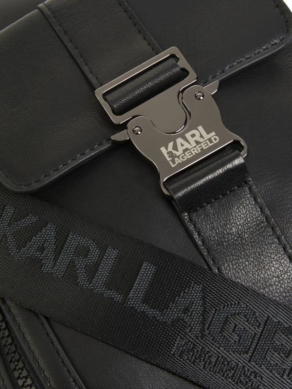 Karl Lagerfeld Paris ​Leather Buckle Crossbody Bag 5