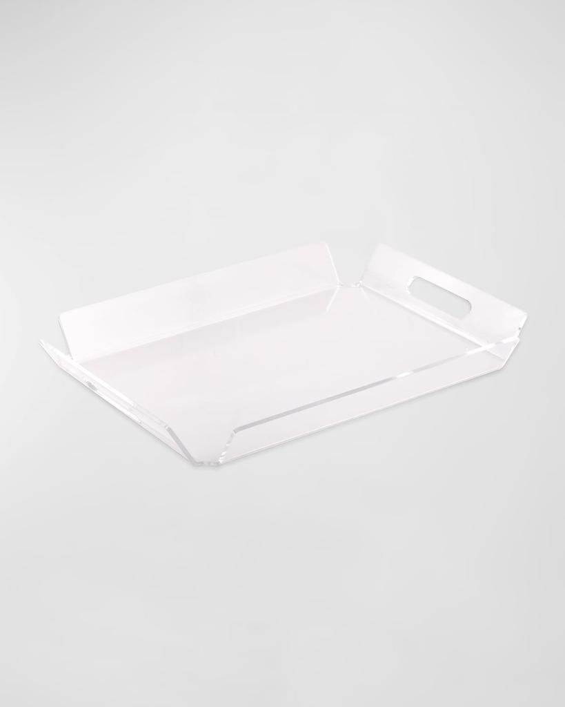 Bey-Berk Unisex Hampton Clear Acrylic Tray