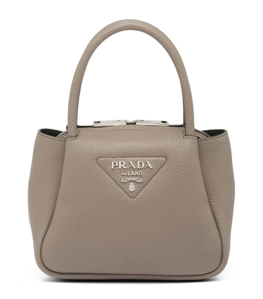 Prada Mini Leather Top-Handle Bag 1