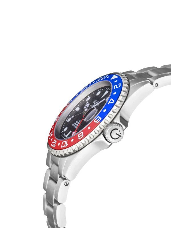 Gevril Wall Street 43MM Stainless Steel Swiss Automatic Bracelet Watch 2