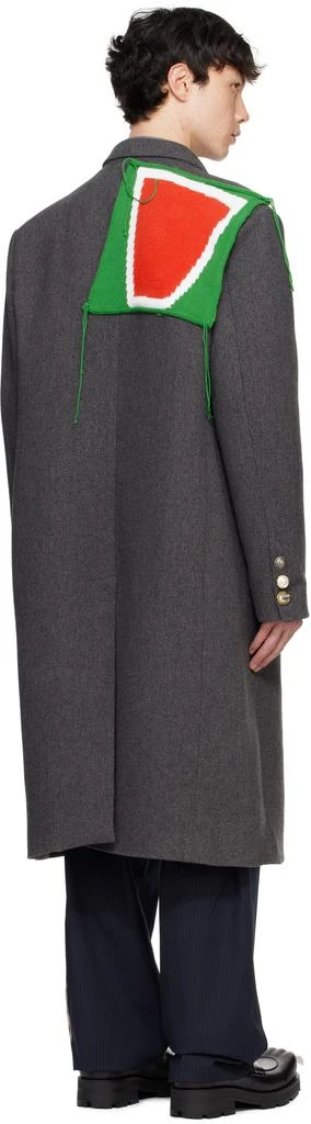 Charles Jeffrey Loverboy Gray Tailored Coat 3