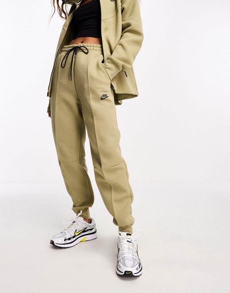 olive green joggers nike