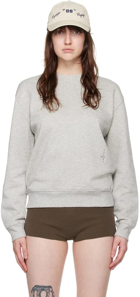 Paloma Wool Gray Basic Sweatshirt 1