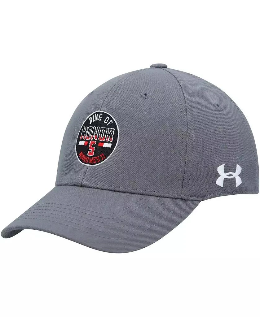 Under Armour Men's Patrick Mahomes Gray Texas Tech Red Raiders Ring of Honor Adjustable Hat 1