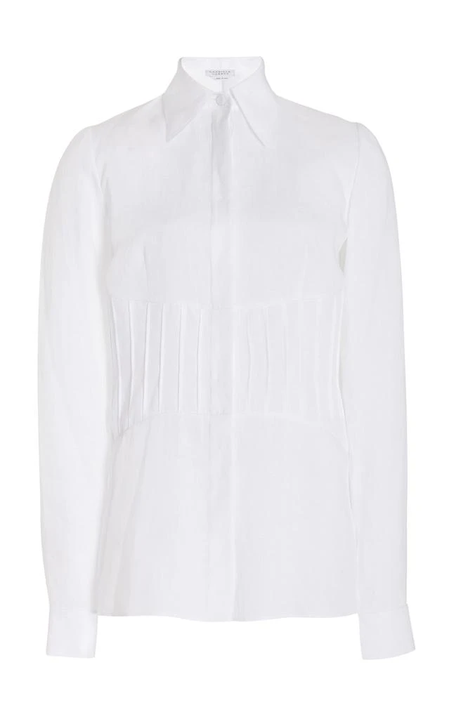 Gabriela Hearst Gabriela Hearst - Duff Linen Top - White - IT 42 - Moda Operandi 1