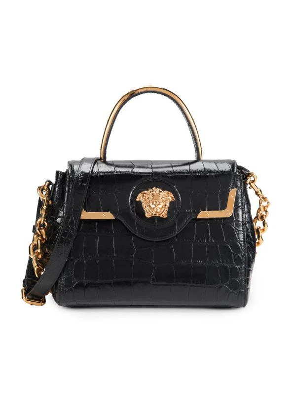 Versace Medusa Leather Top Handle Bag 1