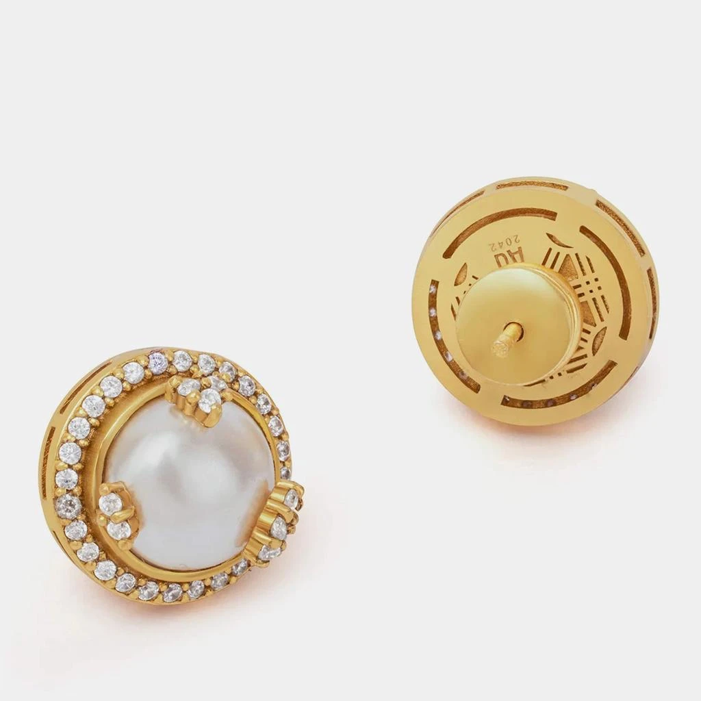 Aulerth x Ekaya Banaras Aulerth x Ekaya Banaras Opaline ivory studs 2