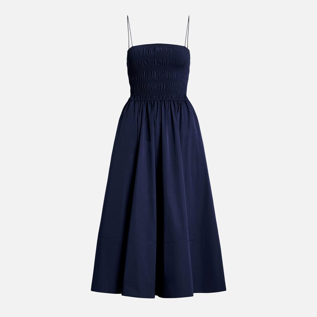 送料関税無料【LAUREN RALPH LAUREN】COTTON MIDI DRESS Ralph Lauren Polo Ralph Lauren Smocked Cotton Midi Dress