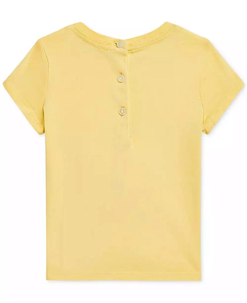 Ralph Lauren Baby Girls Jersey Polo Bear Tee 2