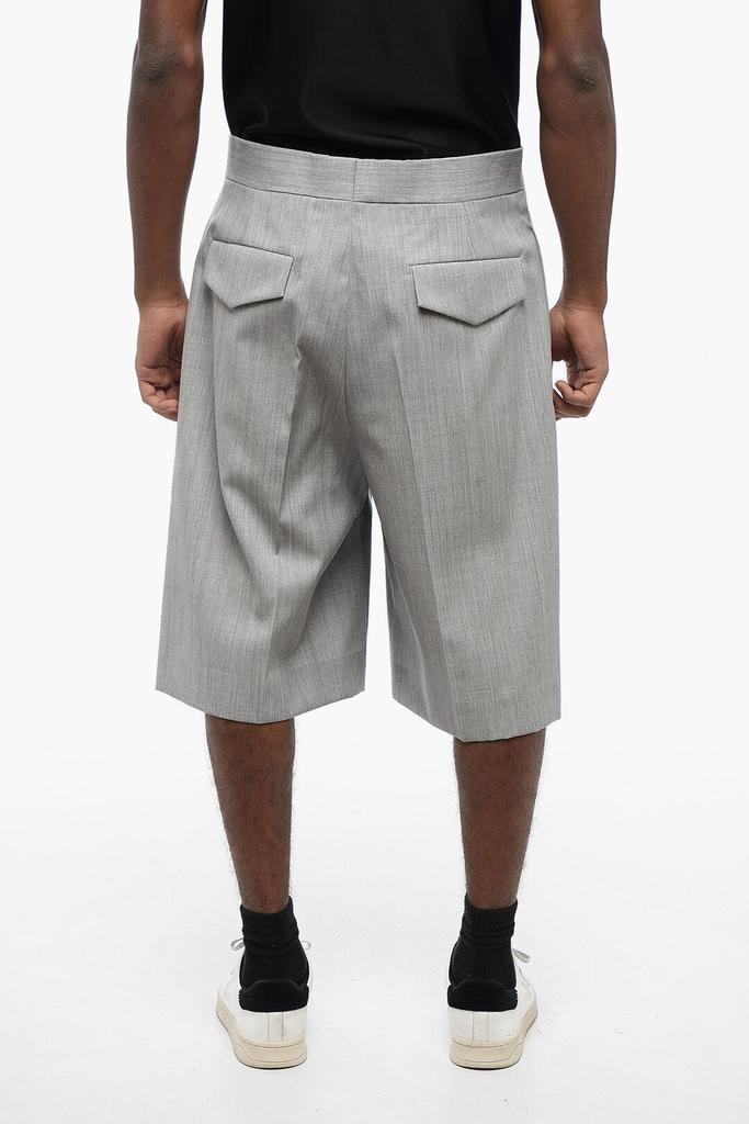 Jil Sander Jil Sander Single-pleated Wool Shorts with Tailored Design
