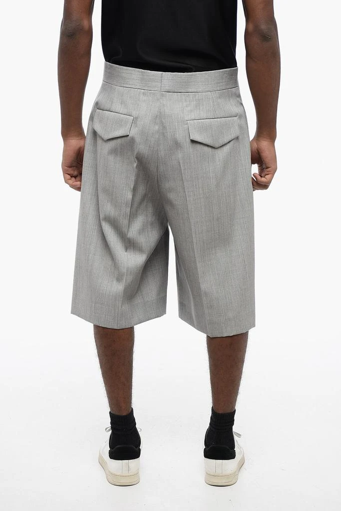 Jil Sander Jil Sander Single-pleated Wool Shorts with Tailored Design 2