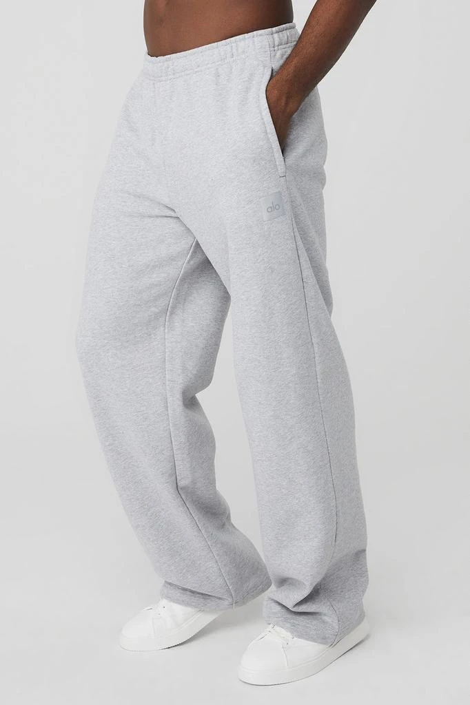 Alo Renown Heavy Weight Sweatpant - Athletic Heather Grey 3
