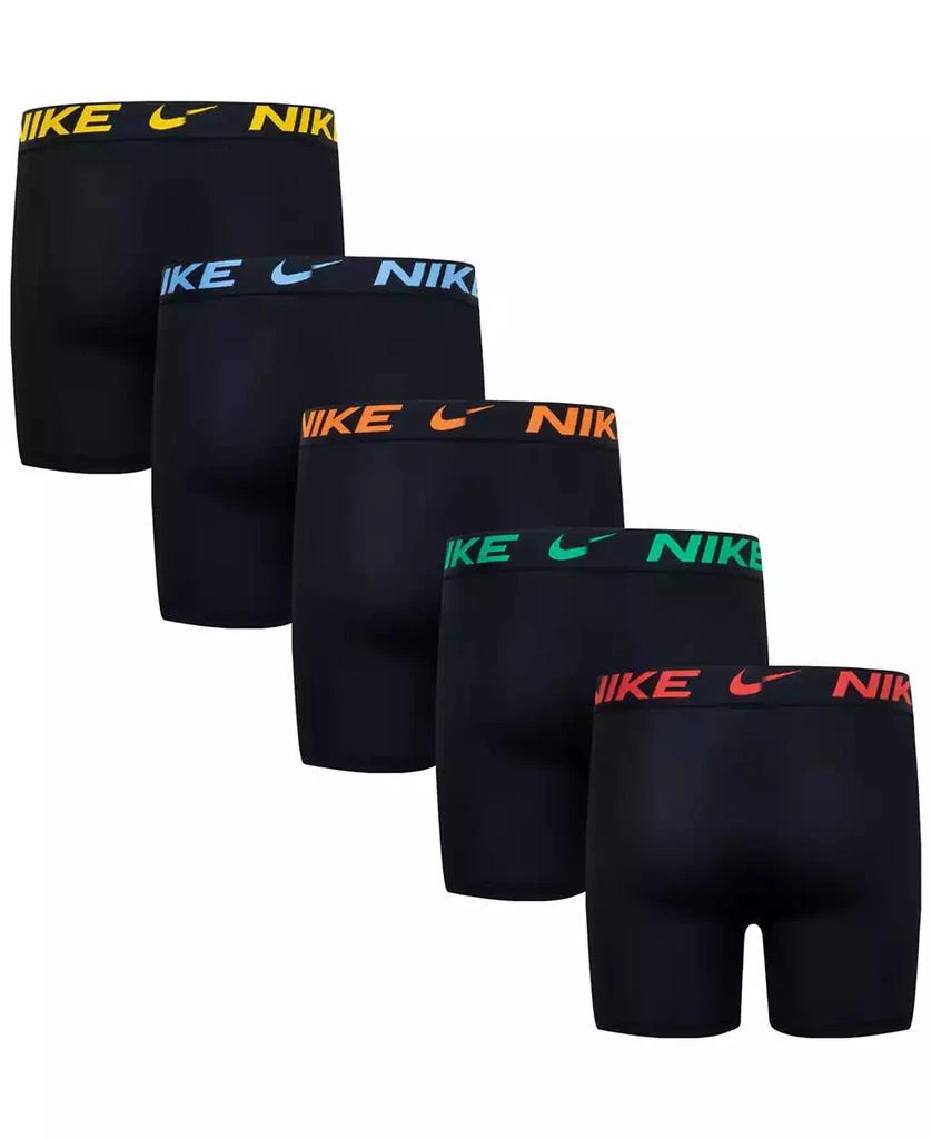 NIKE Big Boys Dri-FIT Polyester Color Pop Boxer Briefs Underwear, 5-Pack 2