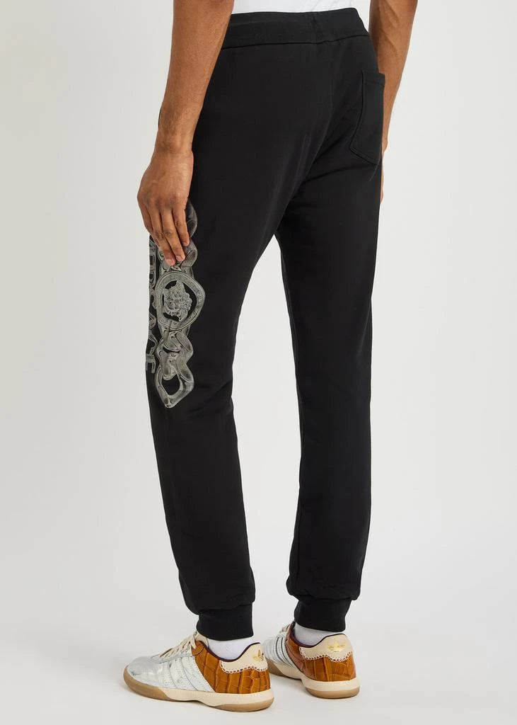 Versace Logo-printed cotton sweatpants 3