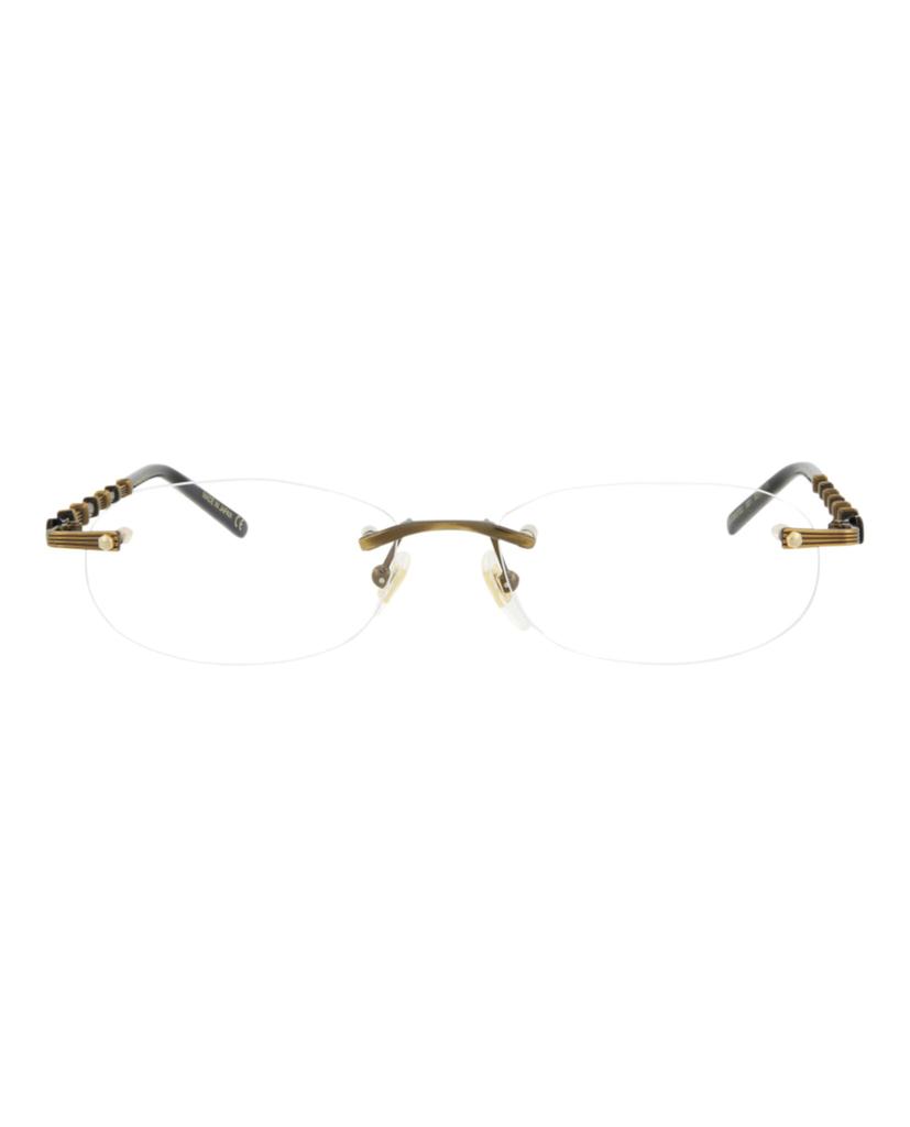 Gucci Round-Frame Metal Optical Frames