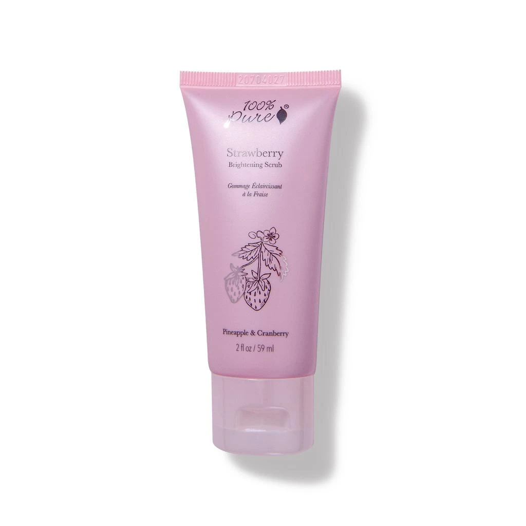 100% Pure Strawberry Brightening Scrub 1