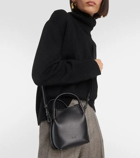Loro Piana Bale Small leather bucket bag 2