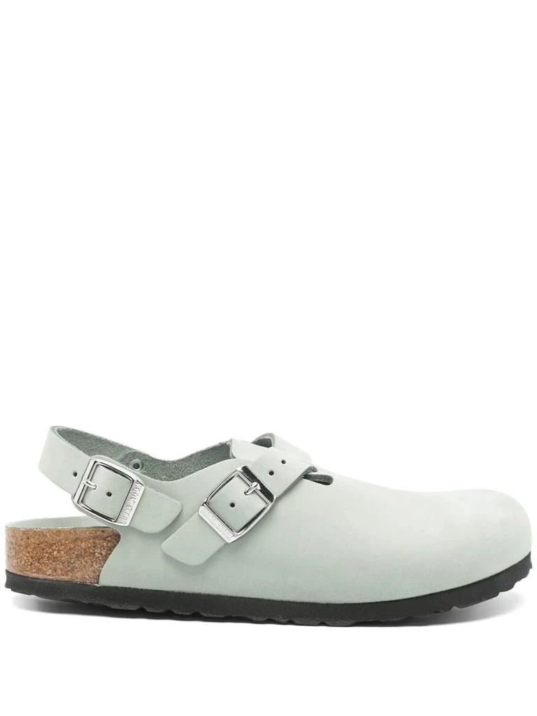 Birkenstock Birkenstock Tokio Pure Sage, Nubuck Leather Shoes 1