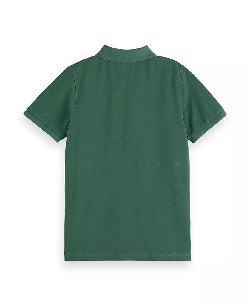 Scotch & Soda Little and Big Boys Garment Dyed Pique Polo Shirt